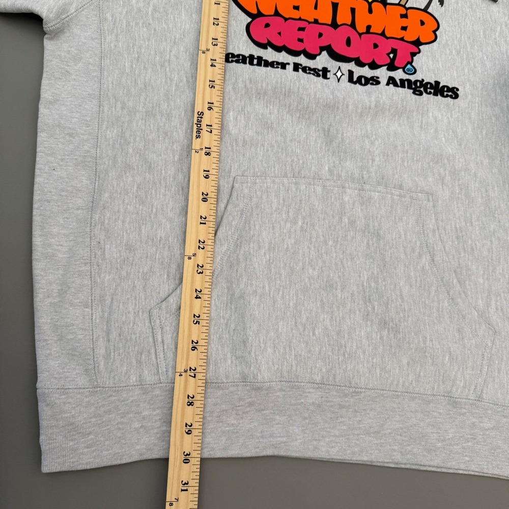 Weather Report Hoodie Weather‎ Fest Los Angeles Graphic Print Pullover - Picture 7 of 10